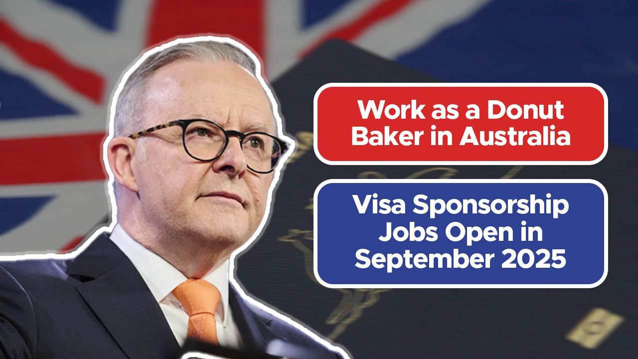 Work as a Donut Baker in Australia – Visa Sponsorship Jobs Open in September 2025