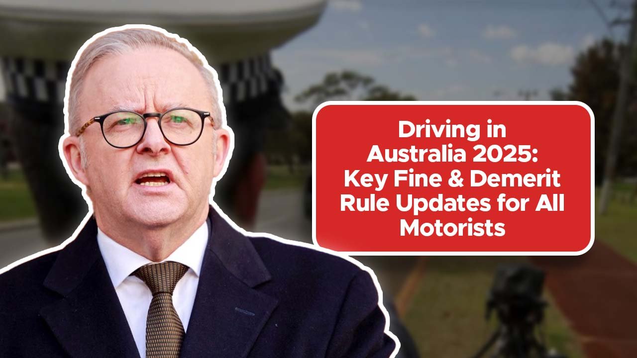 Driving in Australia 2025: Key Fine & Demerit Rule Updates for All Motorists