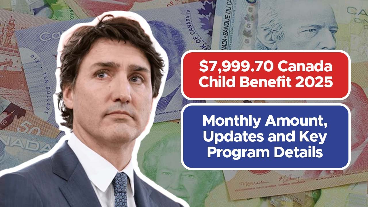 $7,999.70 Canada Child Benefit 2025 – Monthly Amount, Updates and Key Program Details