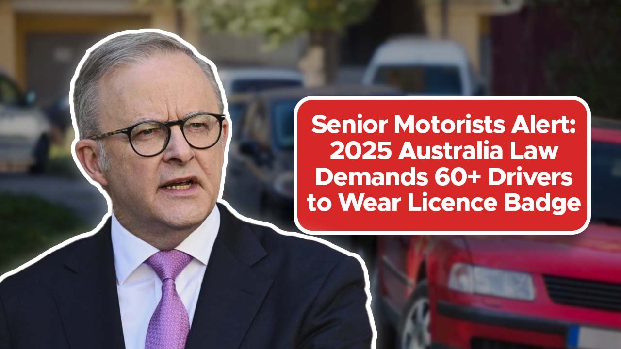 Senior Motorists Alert: 2025 Australia Law Demands 60+ Drivers to Wear Licence Badge