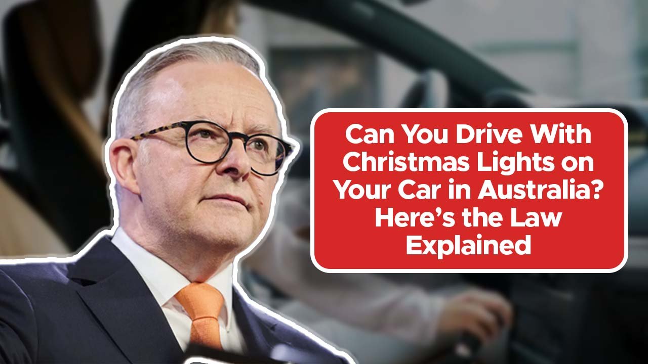 Can You Drive With Christmas Lights on Your Car in Australia? Here’s the Law Explained