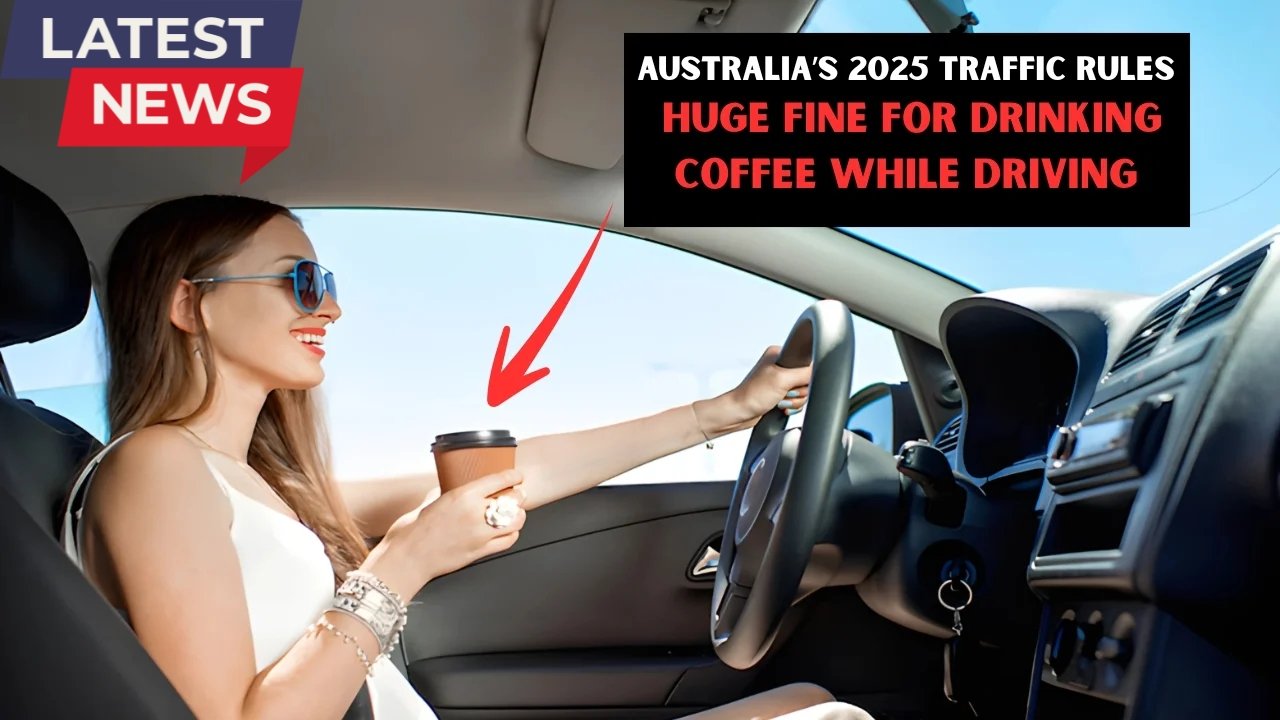 Aussie Drivers Face $850 Coffee Fine – Traffic Law Change Takes Effect 22 Oct 2025