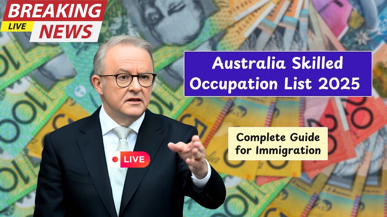Australia Skilled Occupation List 2025 – Complete PR Jobs List, Requirements & Process